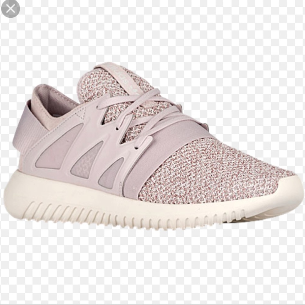 Brand new lilac adidas tubular shoes